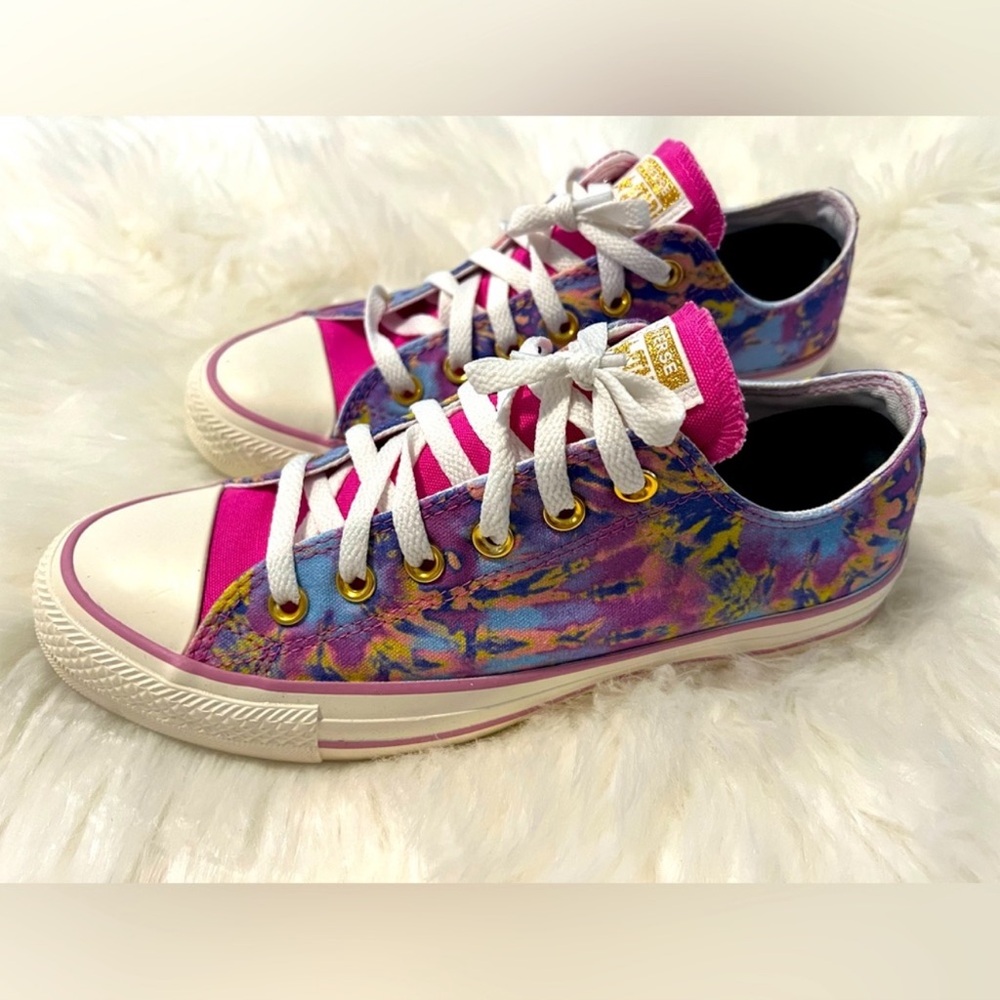 Custom Tie Dye Converse Sneakers
